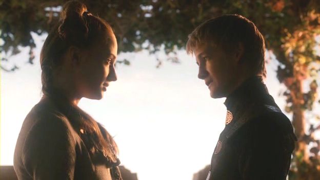 Joffrey y Sansa